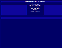 Tablet Screenshot of magicalears.com